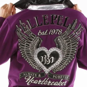 Pelle Pelle Heartbreaker Purple Wool Jacket | Women Jacket view 2