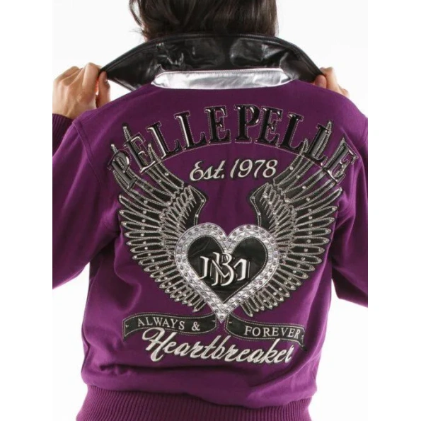 Pelle Pelle Heartbreaker Purple Wool Jacket