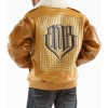 Pelle Pelle Light Brown Studded MB Jacket