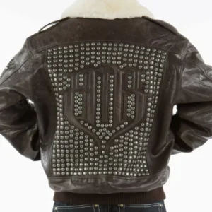 Pelle Pelle Dark Brown MB Fur Collar Jacket view 2