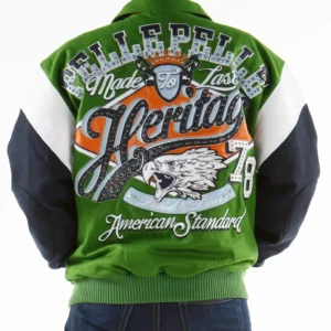 Pelle Pelle Men Green Heritage Wool Jacket view 2