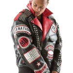 Pelle Pelle Born Free MB Studded Leather Jacket