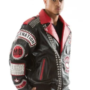 Pelle Pelle Born Free MB Studded Leather Jacket view 2