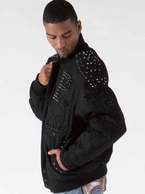 Pelle Pelle 35th Anniversary Studded Wool Jacket view 2