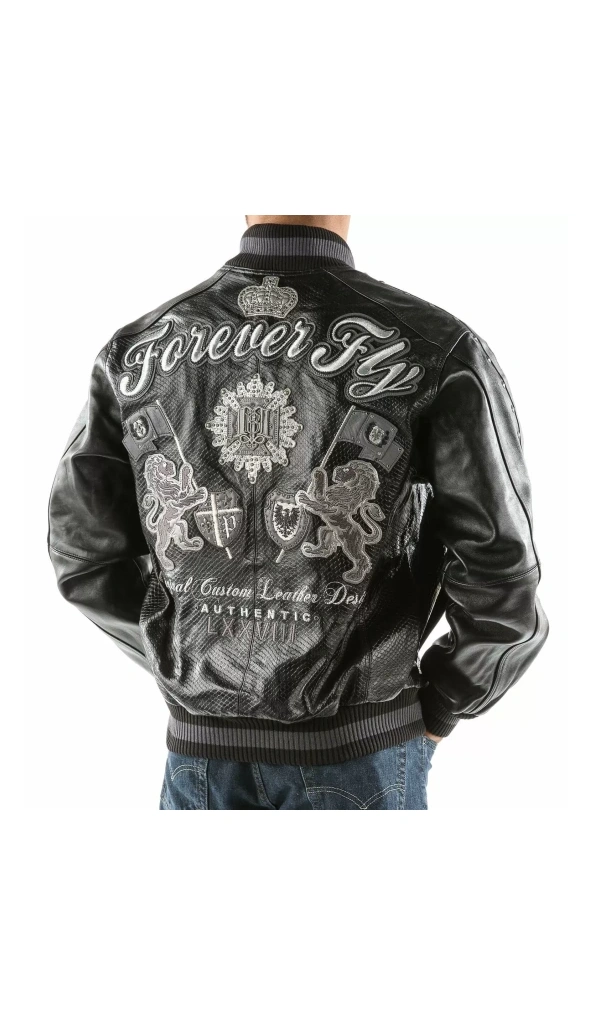 Forever Fly Pelle Pelle Black Leather Jacket