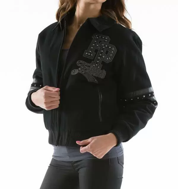 Pelle Pelle Black Indianapolis Wool Jacket