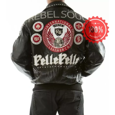 Pelle Pelle Black Rebel Soul Leather Jacket,