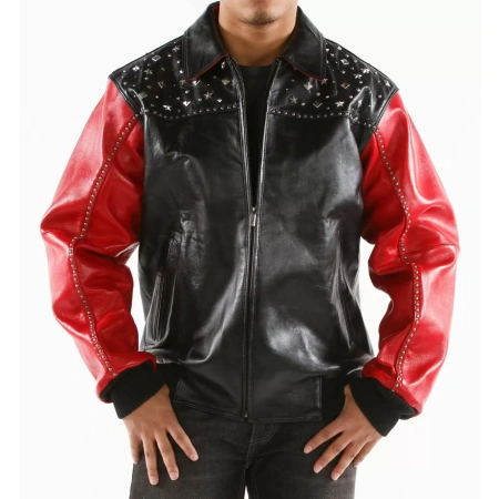 Pelle Pelle Men Born Free Studded Jacket