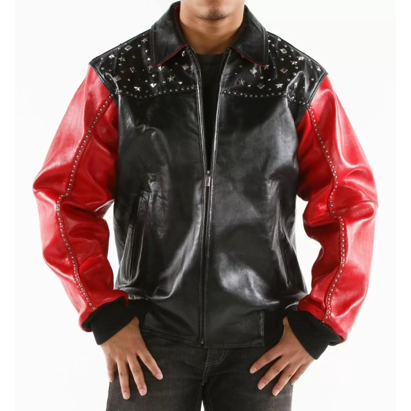 Pelle Pelle Men Born Free Studded Jacket