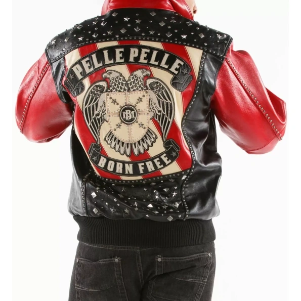 Pelle Pelle Men Born Free Studded Jacket