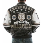 Pelle Pelle Black White Leather Jacket