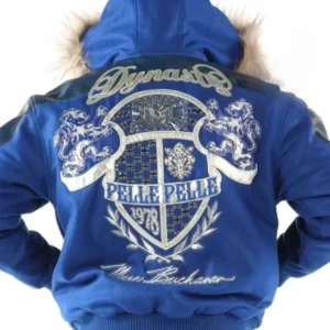 Pelle Pelle Men Dynasty Wool Fur Hood Jacket view 2