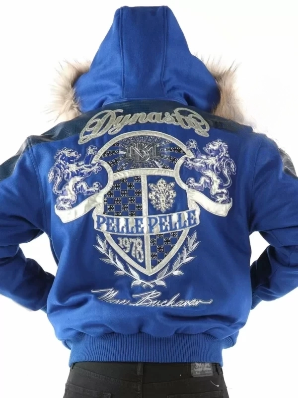 Pelle Pelle Men Dynasty Wool Fur Hood Jacket view 2