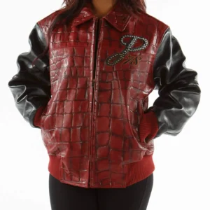 Pelle Pelle Red Exotic Leather Jacket