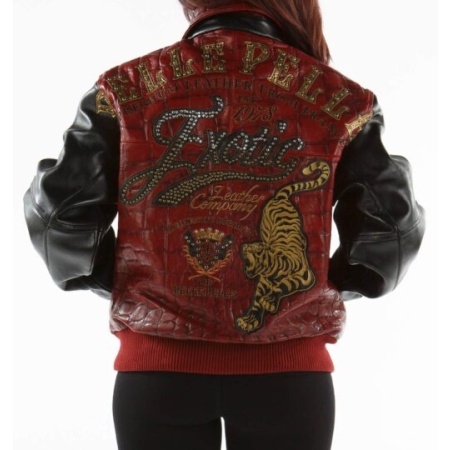 Pelle Pelle Red Exotic Leather Jacket