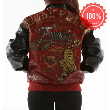 Pelle Pelle Red Exotic Leather Jacket