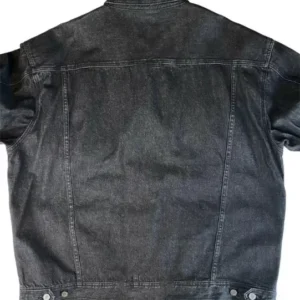 Pelle Pelle Mens Black MB Denim Jacket view 2