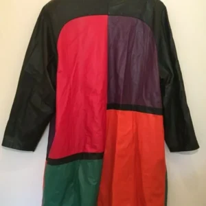 Pelle Pelle Multicolor Long Leather Coat view 2