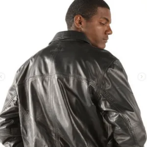 Pelle Pelle Men Shiny Black Blouson Jacket