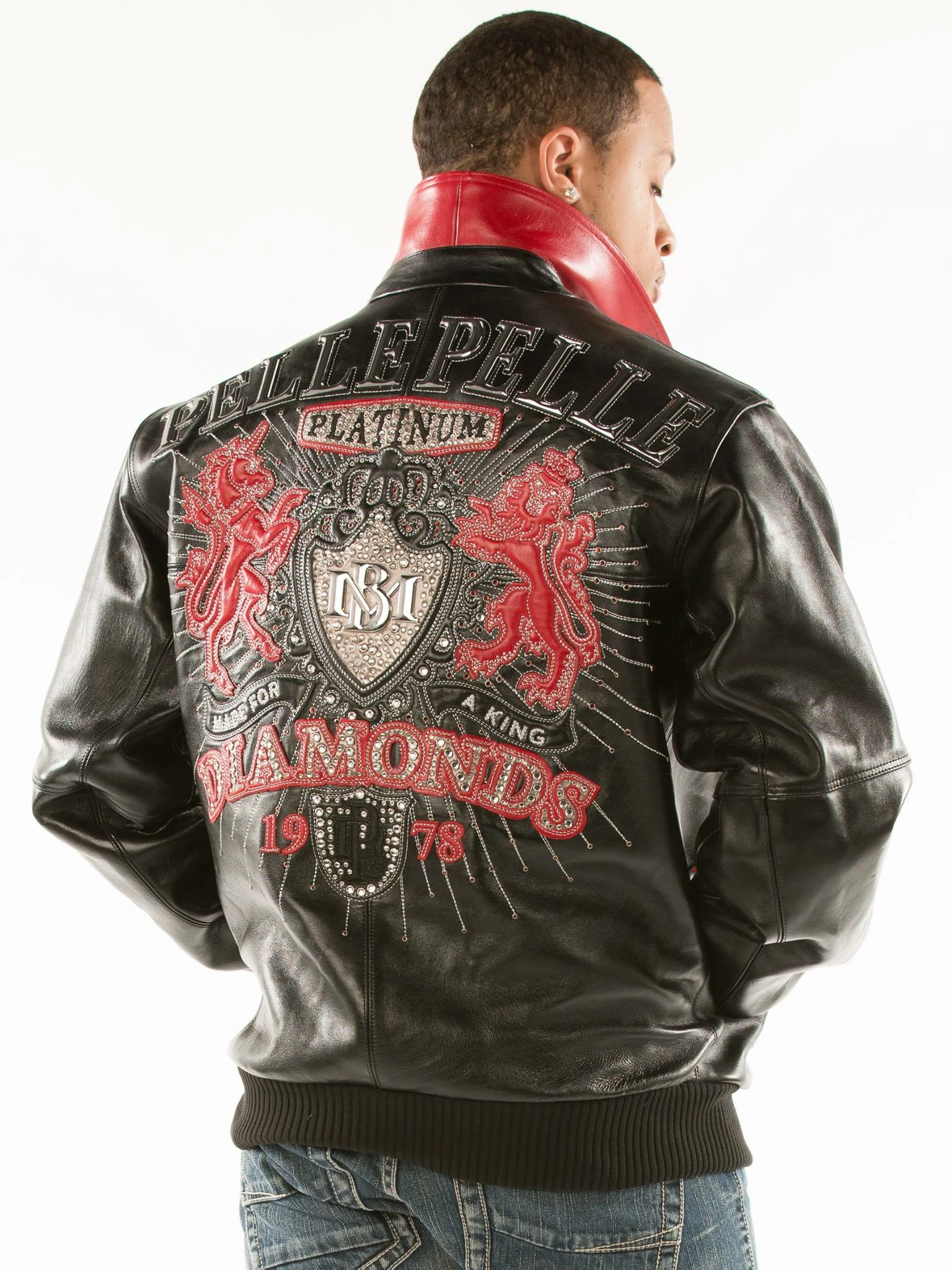 Pelle Pelle Platinum MB Black Leather Jacket | Men Jacket view 2