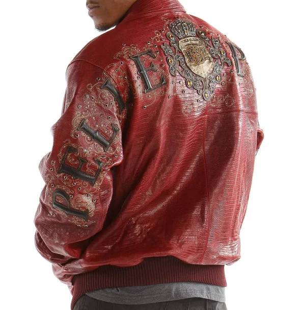 PELLE PELLE SHOULDER RED JACKET