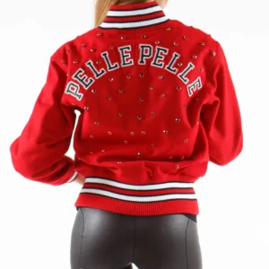 Pelle Pelle Red Studded 1978 Jacket