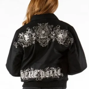 Pelle Pelle Black Crest Wool Jacket
