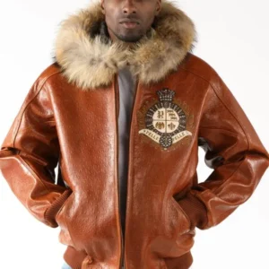 Pelle Pelle Brown Worldwide MB Leather Jacket