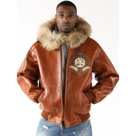 Pelle Pelle Brown Worldwide MB Leather Jacket