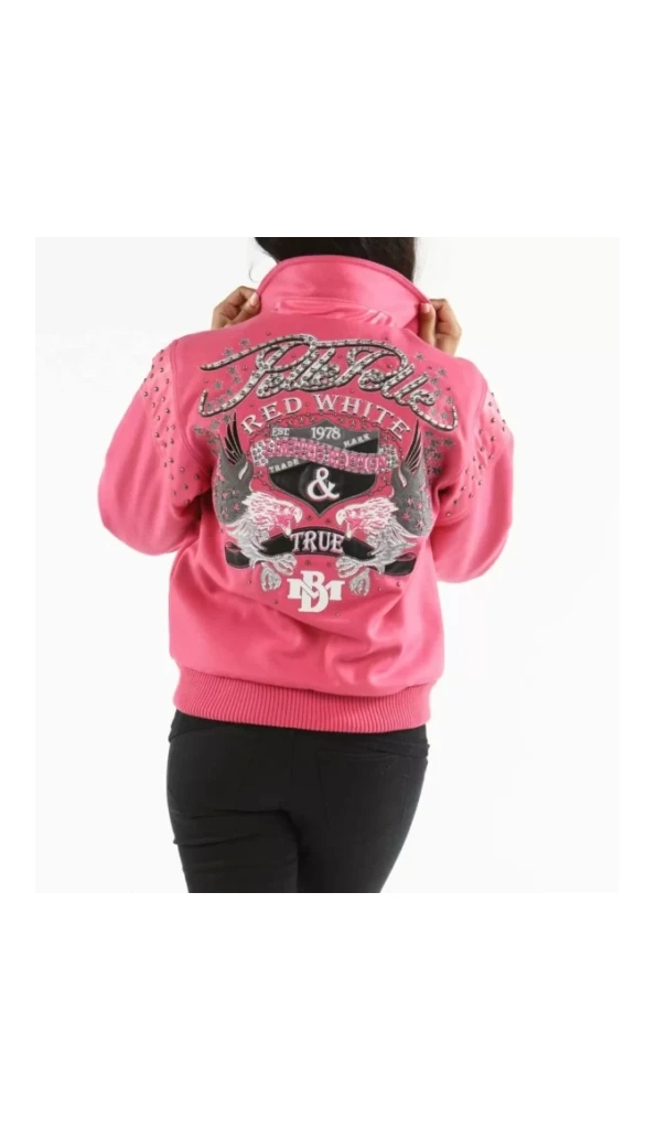 Pelle Pelle Pink Wool Jacket For Women