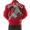 Pelle Pelle Tiger Red Wool Jacket