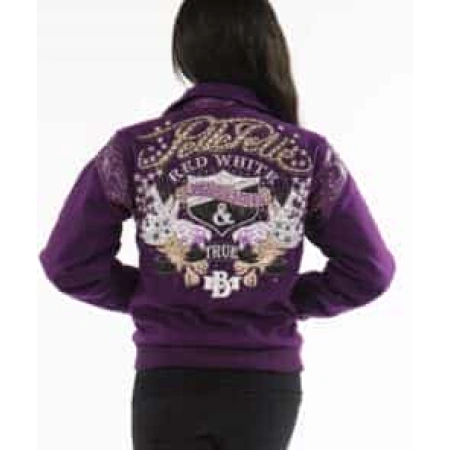 Pelle Pelle Purple Wool Jacket