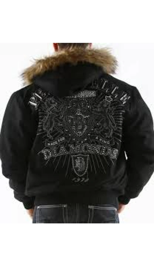 Pelle Pelle Black Hood Jacket
