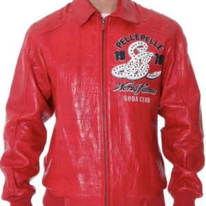 Pelle Pelle Soda Club Red Jacket view 3