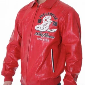 Pelle Pelle Soda Club Red Jacket view 2