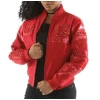 Pelle Pelle Red Varsity Jacket