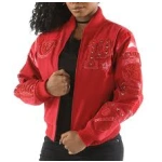 Pelle Pelle Red Varsity Jacket