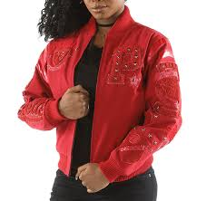 Pelle Pelle Red Varsity Jacket