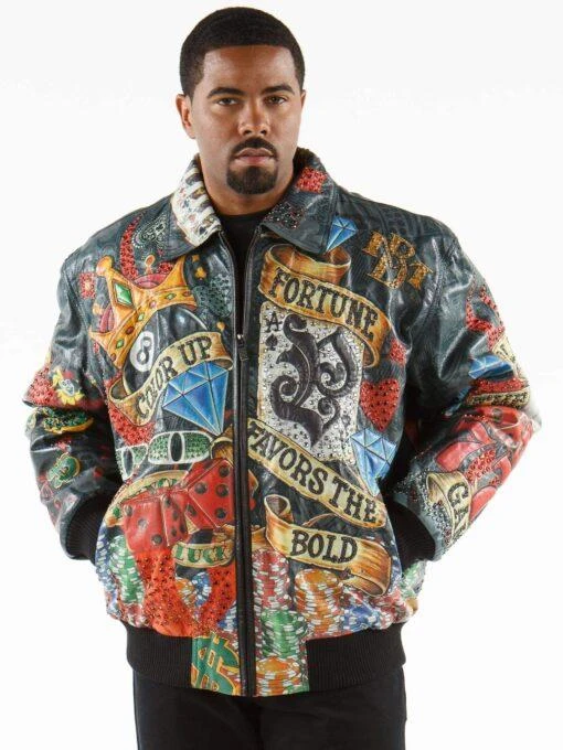 Pelle Pelle Men Black High Roller Jacket