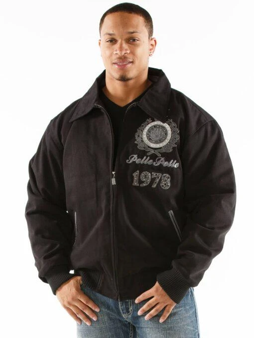 Pelle Pelle American 1978 Black MB Wool Jacket