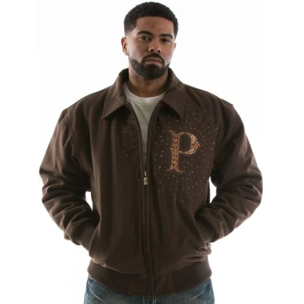 Pelle Pelle Dragon Brown MB Wool Jacket