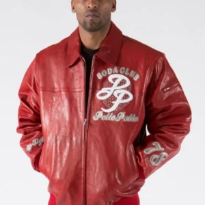 Pelle Pelle Red Motor City Leather Jacket | Soda Club Jacket