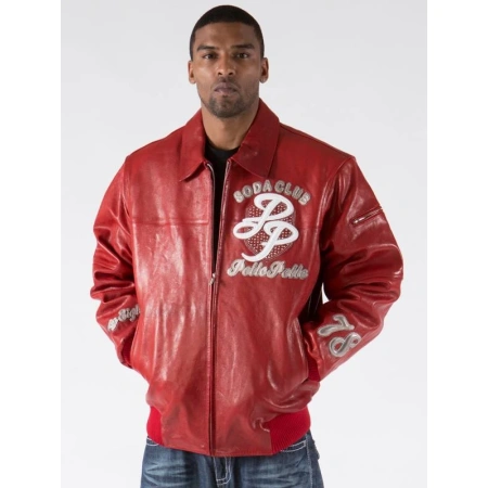 Pelle Pelle Red Motor City Leather Jacket