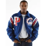 Pelle Pelle Blue Tribute Cleveland Wool Jacket