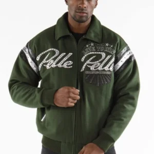 Pelle Pelle Live To Win Dark Green MB Jacket