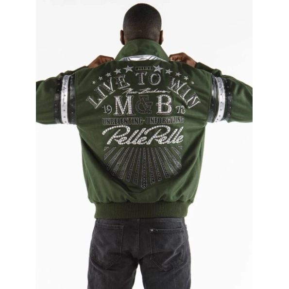 Pelle Pelle Live To Win Dark Green MB Jacket