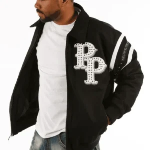 Pelle Pelle Men Black Detroit Wool Jacket