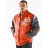 Pelle Pelle Orange Notorious MB Leather Jacket