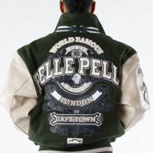 Pelle Pelle World Famous Dark Green Wool Jacket view 2