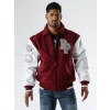 Pelle Pelle World Famous Maroon Wool Jacket